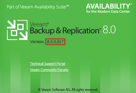 Veeam Backup and Replication 8.0.0.817